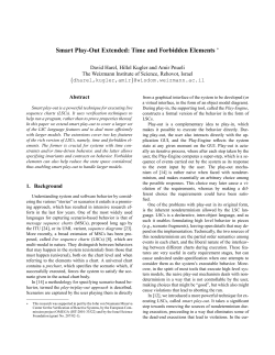 Smart Play-Out Extended: Time and Forbidden Elements