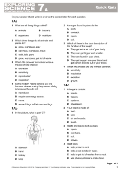 KS3 Science - Benjamin Britten School