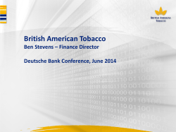 1.8 mb - British American Tobacco
