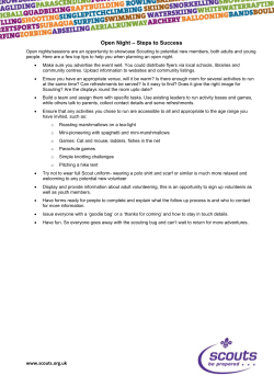 Open Night – Steps to Success