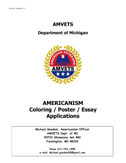 Americanism 2014-2015