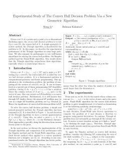 Experimental Study of The Convex Hull Decision Problem Via a