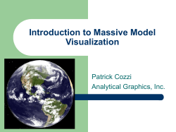 Introduction to Massive Model Visualization