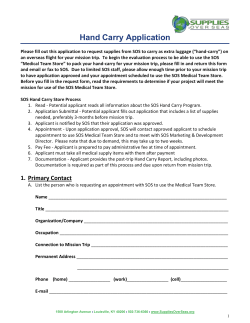 Hand Carry Application