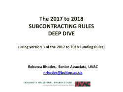 Subcontract Template