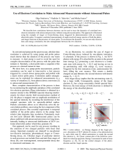 Use of Electron Correlation to Make Attosecond
