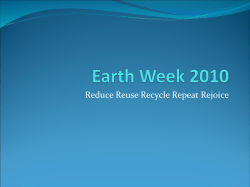 Earth Week 2010