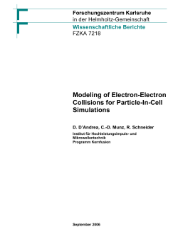 Modeling of Electron-Electron Collisions for Particle-In