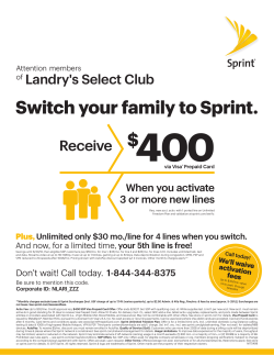 Switch your family to Sprint.