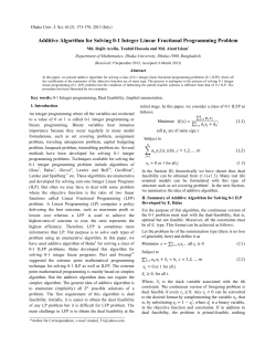 Additive Algorithm for Solving 0-1 Integer Linear Fractional