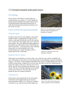 Figure 3.3.2: Solar panel rows in the landscape orientation.