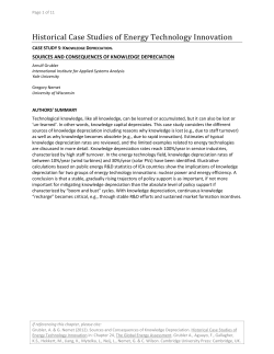 Historical Case Studies of Energy Technology