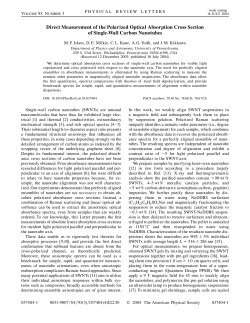 Direct Measurement of the Polarized Optical Absorption Cross