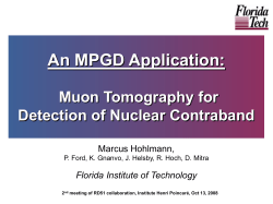 Gas Electron Multiplier (GEM) - a novel particle detector for High