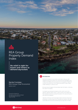 REA Group Property Demand Index