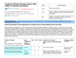Code Level of Progress Green Project already delivered. Amber