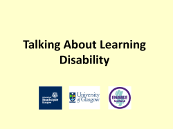 Lesson 2 PowerPoint:What is a Learning Disability?