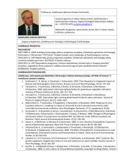 Informaciją pra&scaron;ome pateikti lietuvių ir anglų kalbomis