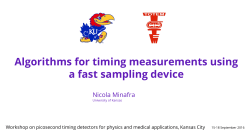 development of a timing detector for the totem