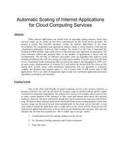 Automatic Scaling of..
