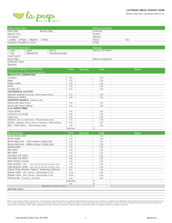 Price Quantity Total Price Quantity Total Notes Notes