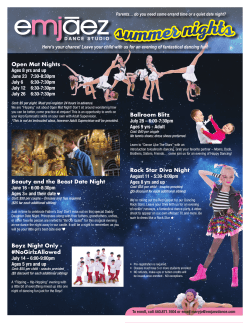 Ballroom Blitz Rock Star Diva Night Open Mat Nights Beauty and the