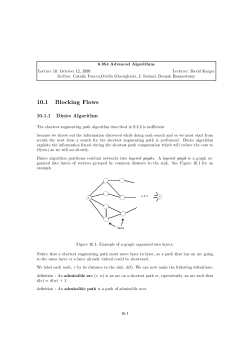 10.1 Blocking Flows