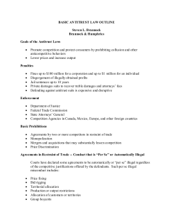 outline of basic antitrust laws.DOCX (00122561 - ABC
