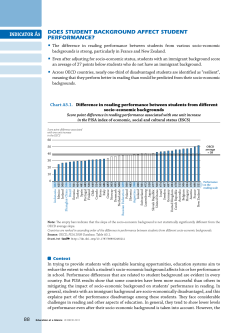 IndIcator A5 Does stuDent BackgrounD affect stuDent