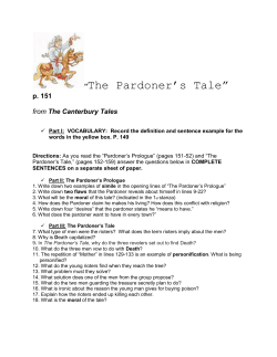 The Pardoner`s Tale