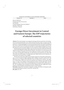 Economics and Business Review