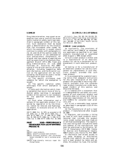 556 part 1040&mdash;performance standards for light