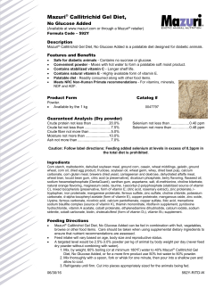 Mazuri&reg; Callitrichid Gel Diet, no Glucose added