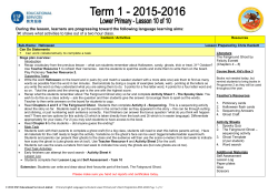 Level 4/5 - Scheme of Work &ndash; Journeys Through Time