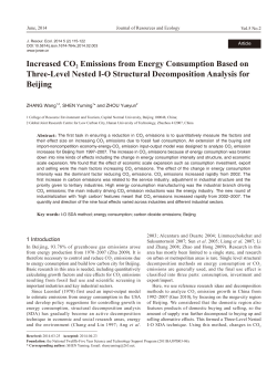 Increased CO2 Emissions from Energy Consumption Based on