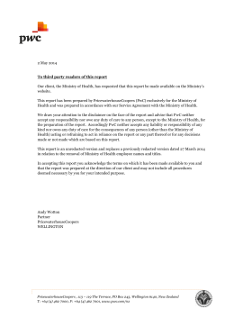 Probity report - full