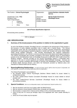 Title of Position