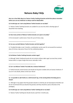 Nelsons Baby FAQs ( 176.07KB)