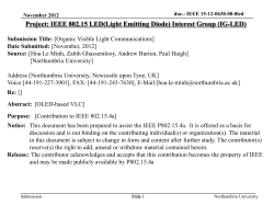 Organic light emitting diode (OLED)