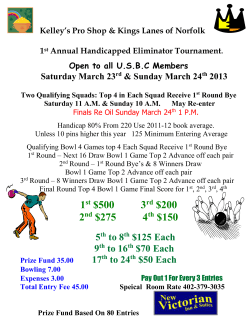 2007 Kelley`s Pro Shop Customer Apparition Tournament