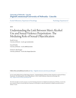Understanding the Link Between Men`s Alcohol Use and Sexual