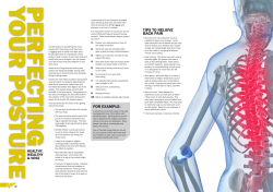 FOR EXAMPLE: TIPS TO RELIEVE BACK PAIN