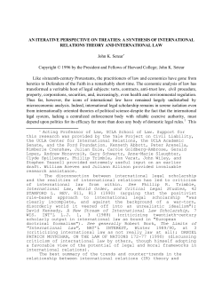 AN ITERATIVE PERSPECTIVE ON TREATIES: A