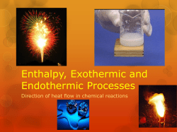 Enthalpy - Fairview High School