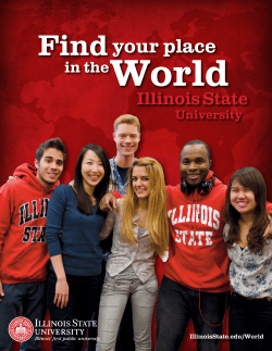Findyour place - Admissions | Illinois State