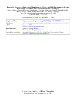 American Society of Plant Biologists