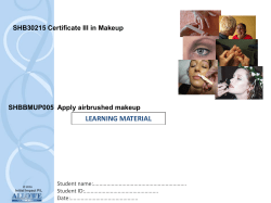 Tips for applying airbrushed makeup