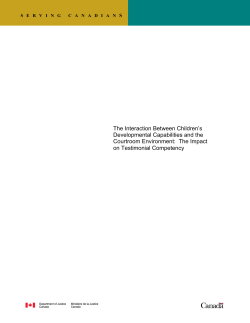 The Interaction Between Children`s Developmental