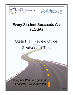 Every Student Succeeds Act (ESSA) State Plan Review Guide