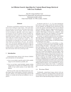 An Efficient Search Algorithm for Content